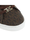 Keaton Lace-up Low Top Sneakers Brown - MICHAEL KORS - BALAAN 10