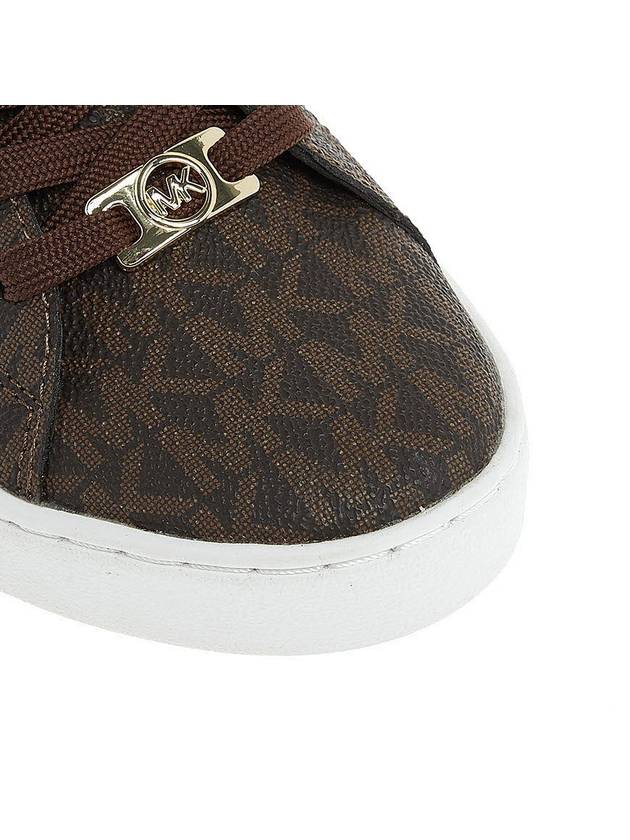 Keaton Lace-up Low Top Sneakers Brown - MICHAEL KORS - BALAAN 10