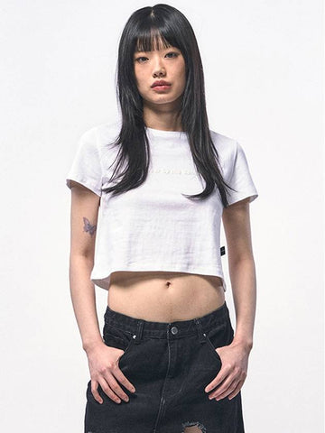 Seawear Crop T-Shirt White - C WEAR BY THE GENIUS - BALAAN 1