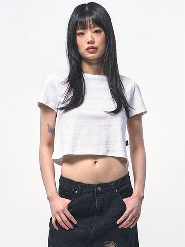 Seawear Crop T-Shirt White - C WEAR BY THE GENIUS - BALAAN 1