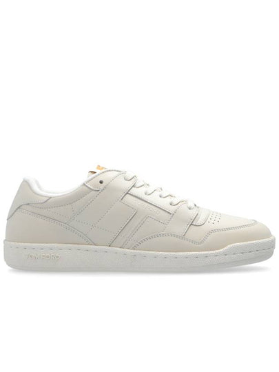 Leather Sneakers Low Top Sneakers White - TOM FORD - BALAAN 2