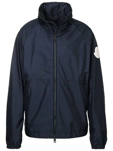 OCTANO Big Logo Patch Hooded Jacket Navy 1A001 43 53A5E P70 - MONCLER - BALAAN 1