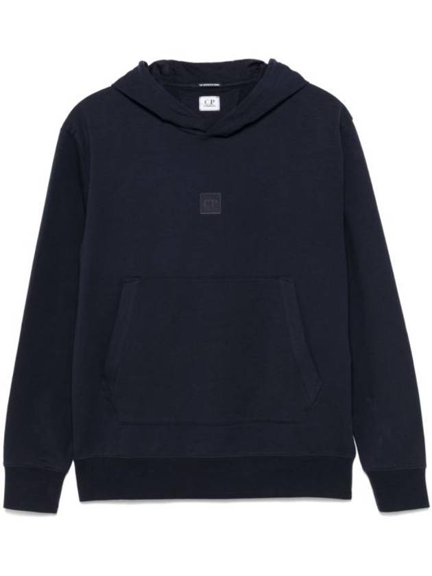 The Metropolis Series Stretch Fleece Hoodie Navy - CP COMPANY - BALAAN 2