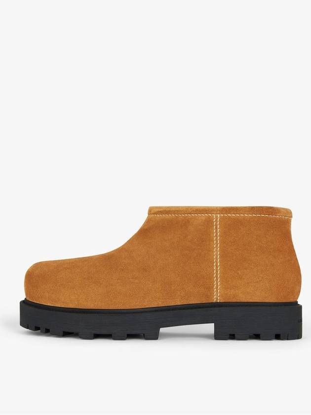 Suede Winter Boots Beige Camel - GIVENCHY - BALAAN 4