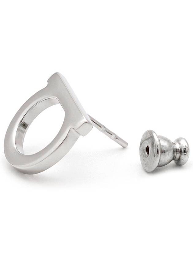 Gancini Earrings Silver - SALVATORE FERRAGAMO - BALAAN 7