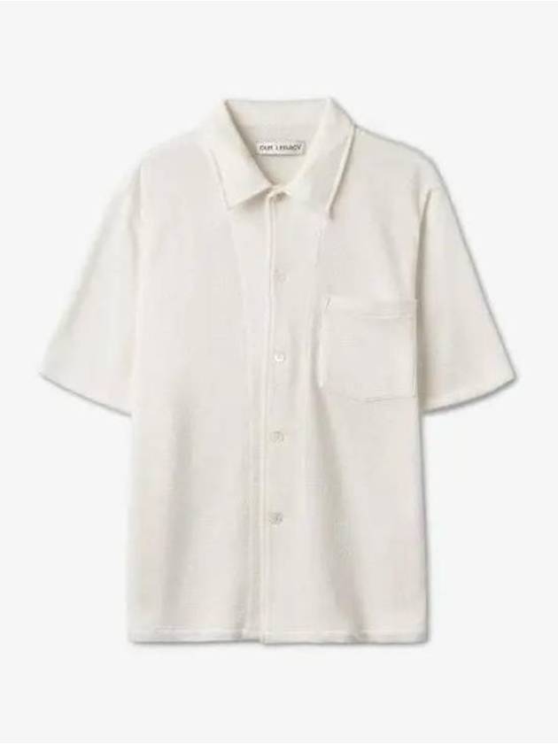 Box Boucle Pocket Short Sleeve Shirt White - OUR LEGACY - BALAAN 2