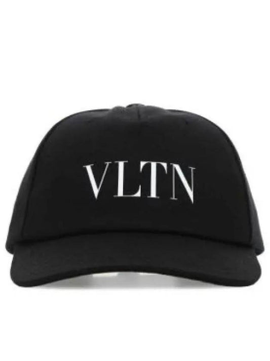 VLTN Logo Print Ball Cap Black - VALENTINO - BALAAN 2