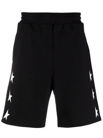 White Star Bermuda Shorts Black - GOLDEN GOOSE - BALAAN 1