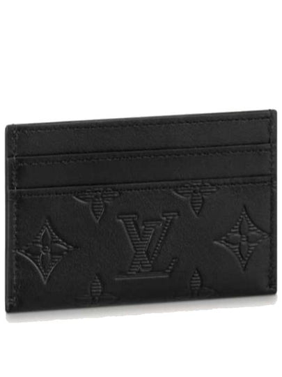 Monogram Double Card Wallet Black - LOUIS VUITTON - BALAAN 2