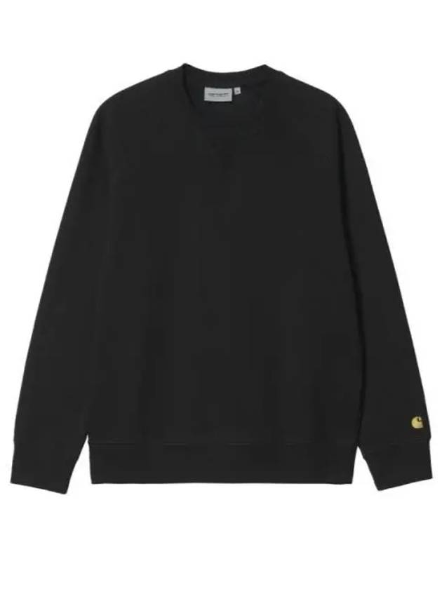 Chase Crew Neck Sweatshirt Black - CARHARTT WIP - BALAAN 2