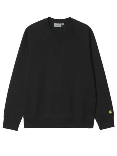 Chase Crew Neck Sweatshirt Black - CARHARTT WIP - BALAAN 2