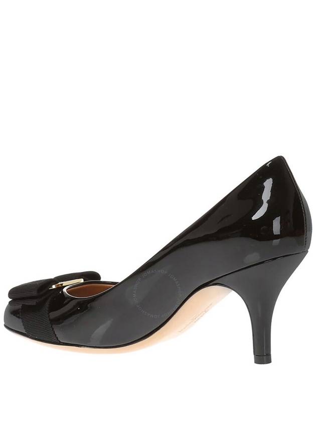 Carla Vara Bow Pumps Black - SALVATORE FERRAGAMO - BALAAN 4