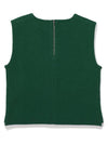 Wool Hairy Sleeveless Knit GREEN WOMAN - MALBON GOLF - BALAAN 2