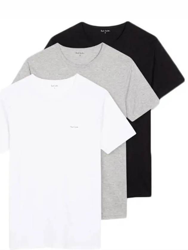 Cotton Short Sleeve Lounge Top 3 Pack Set Mixed Colors - PAUL SMITH - BALAAN 2