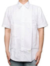 Oxford Short Sleeve Shirt White - THOM BROWNE - BALAAN.