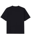 Bold Fox Head Patch Oversized Short Sleeve T-Shirt Black - MAISON KITSUNE - BALAAN 3