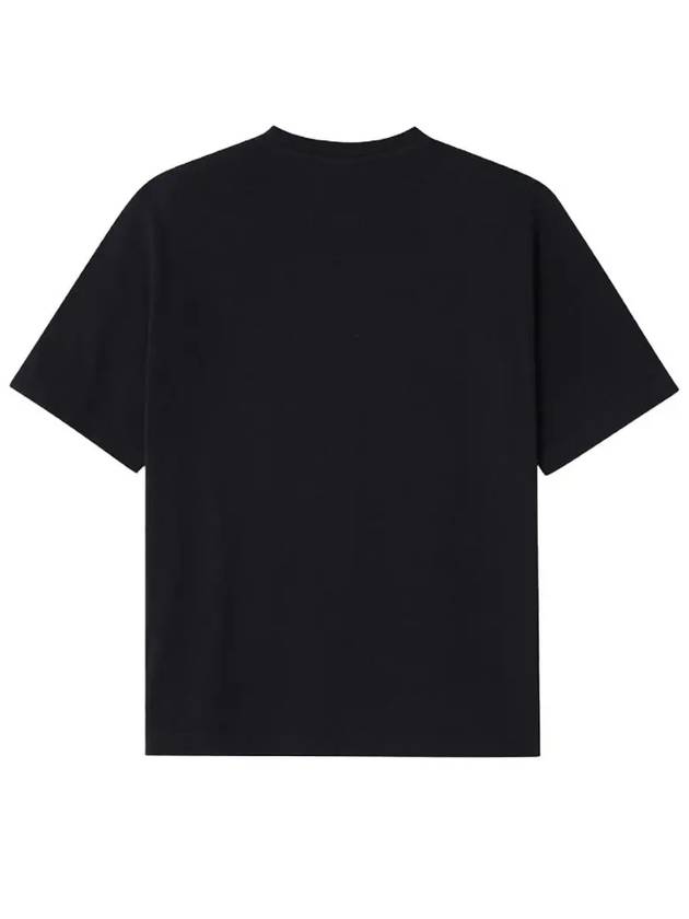 Bold Fox Head Patch Oversized Short Sleeve T-Shirt Black - MAISON KITSUNE - BALAAN 3