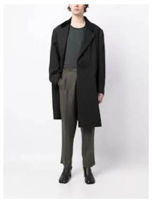 Breasted Wool Single Coat Dark Grey - MAISON MARGIELA - BALAAN 2