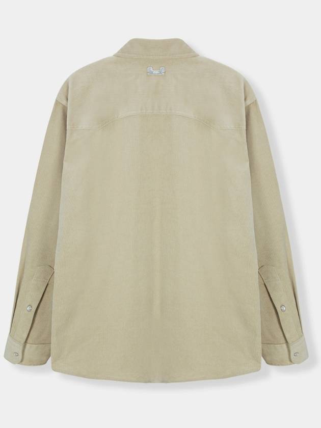 Western Corduroy Shirt Cream - KINETO - BALAAN 4