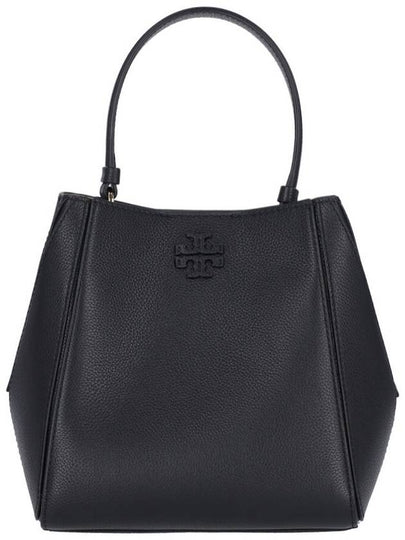 Mcgraw Logo Small Bucket Bag Black - TORY BURCH - BALAAN 2