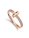 Tiffany T T1 ring rose gold diamond setting 67795253 - TIFFANY & CO. - BALAAN 3