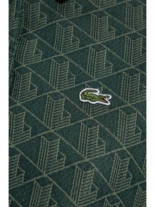 Lacoste Polo With Monogram, Women's, Green - LACOSTE - BALAAN 5