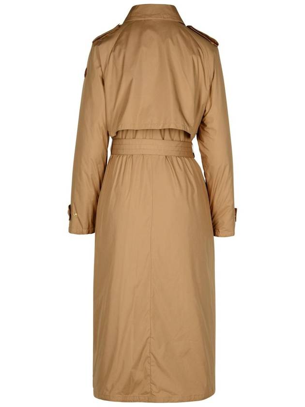 Women's Barbetane Down Trench Coat Camel Beige - MONCLER - BALAAN 4