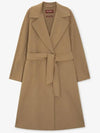 Cles Belt Single Coat Camel - MAX MARA - BALAAN 3