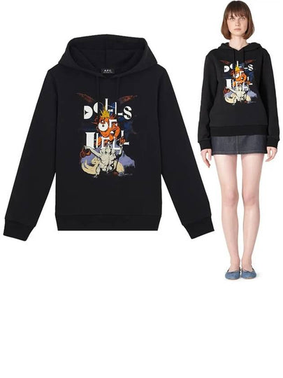 Dolls Of Hell Hoodie Black - A.P.C. - BALAAN 2