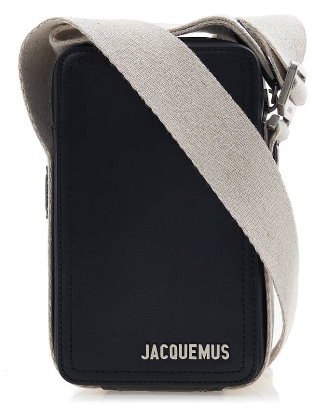 Le Cuerda Vertical Grosgrain Cross Bag Black - JACQUEMUS - BALAAN 2