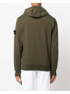 Signature Logo Patch Hoodie Olive - STONE ISLAND - BALAAN 4