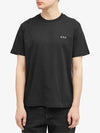 Nolan Short Sleeve T-Shirt Black - A.P.C. - BALAAN 3