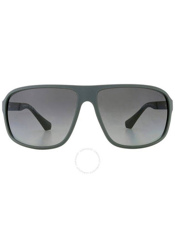 Emporio Armani Polarized Grey Gradient Square Men's Sunglasses EA4029 5060T3 64 - EMPORIO ARMANI - BALAAN 1