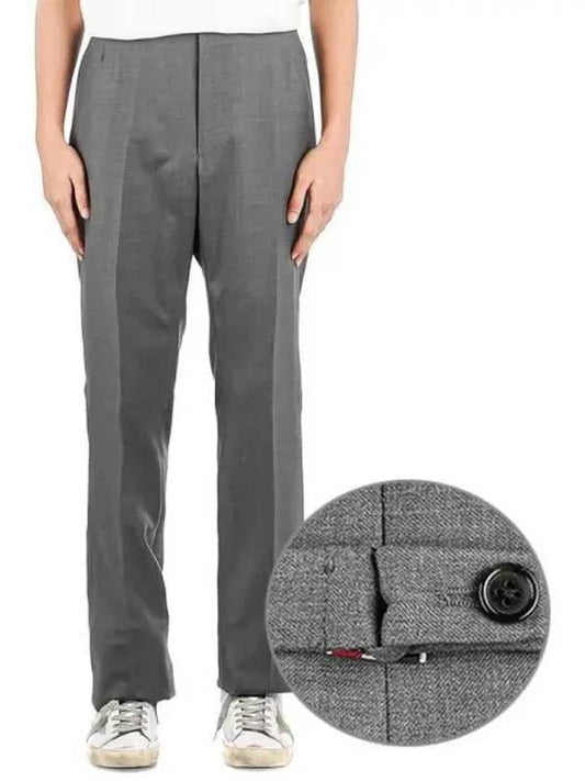 Super 120S Twill Classic Backstrap Trouser Pants Medium Grey - THOM BROWNE - BALAAN 2