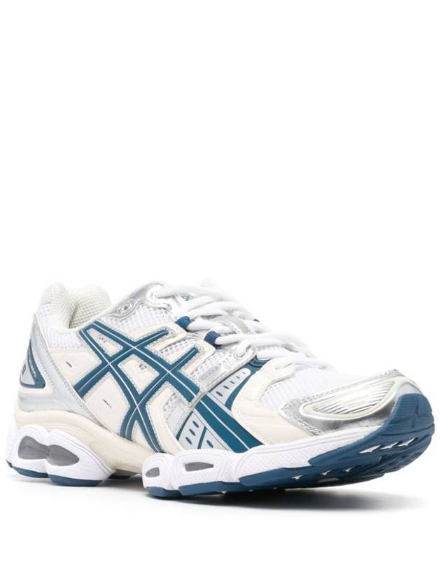 Gel Nimbus 9 Low Top Sneakers White Light Indigo - ASICS - BALAAN 3