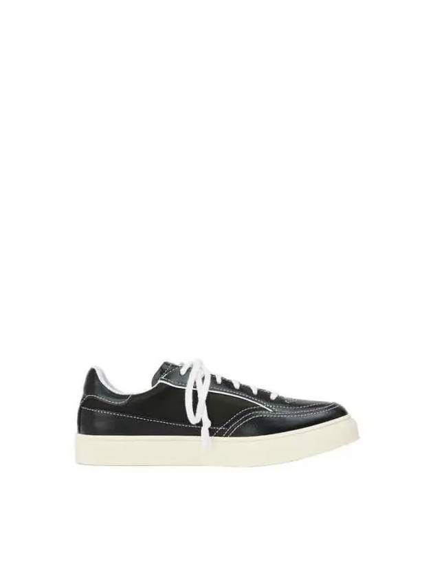 Skimmer Leather Low Top Sneakers Black - OUR LEGACY - BALAAN 2