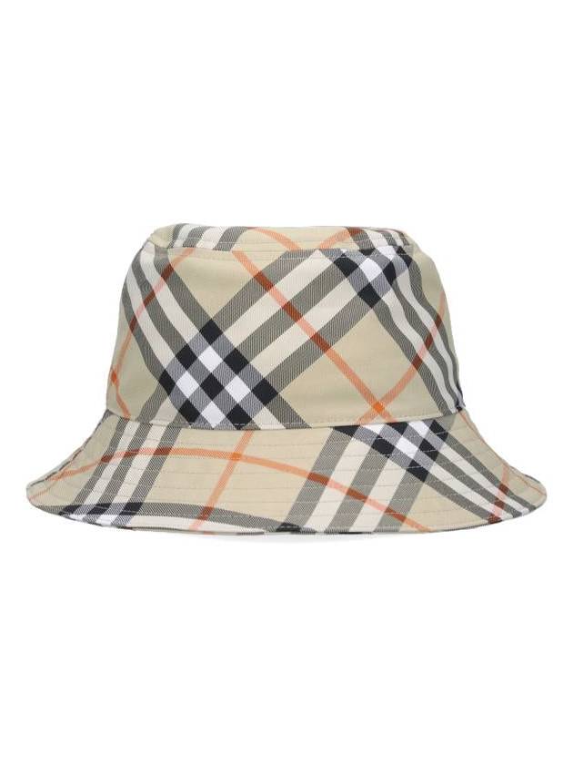 EKD Appliquéd Check Bucket Hat Beige - BURBERRY - BALAAN 2