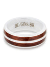 Unisex Larin Wood Ceramic Ring - BE/GINS - BALAAN 1