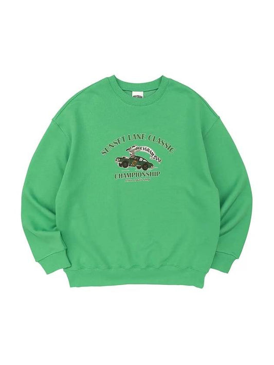 VINTAGE CHAMP BUNNY SWEATSHIRTS GREEN - POLYGRAM - BALAAN 2