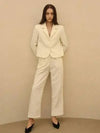 Tweed2 Glitter Ivory Pants Tweed2 Glitter Crop IV PT - DAMAGE MNEMONIC - BALAAN 1