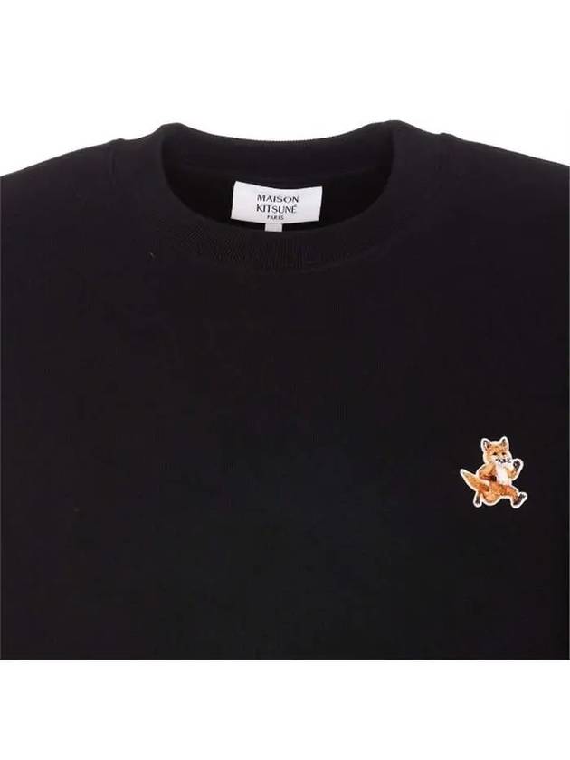 Fox Cotton Sweatshirt Black - MAISON KITSUNE - BALAAN 5