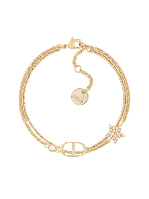 Women's Petite CD Double Bracelet Gold - DIOR - BALAAN 4