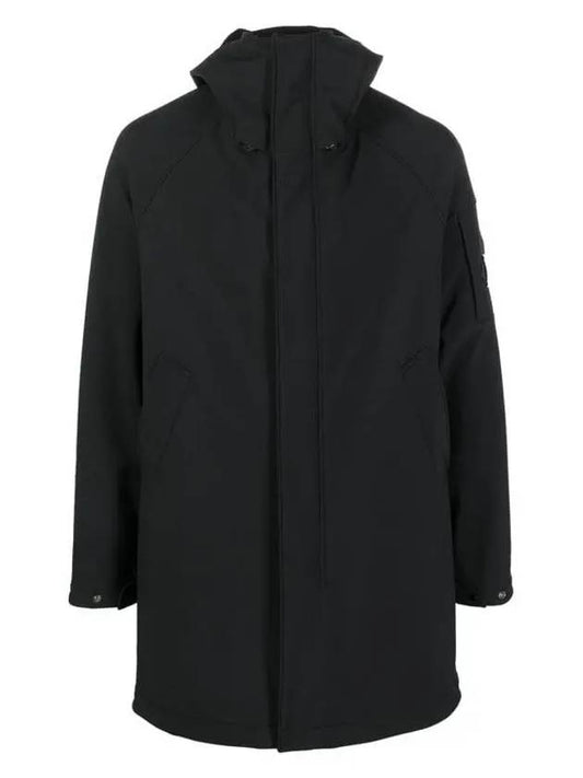 Shell R Long Hooded Jacket Black - CP COMPANY - BALAAN 2