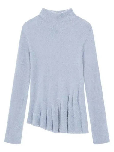 Women s Slim Fit Soft Flare Knit Blue - EMPORIO ARMANI - BALAAN 1