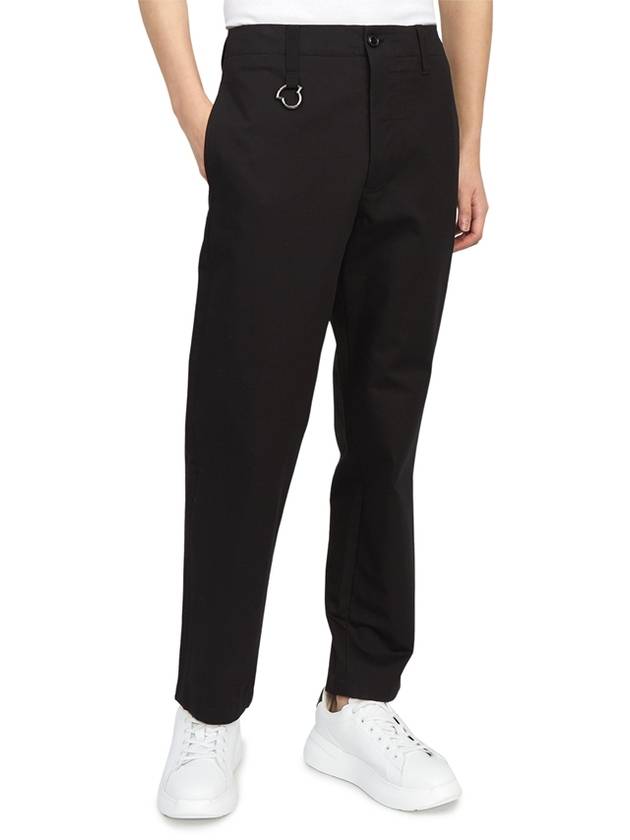 Gabardine Straight Pants Black - MONCLER - BALAAN 6