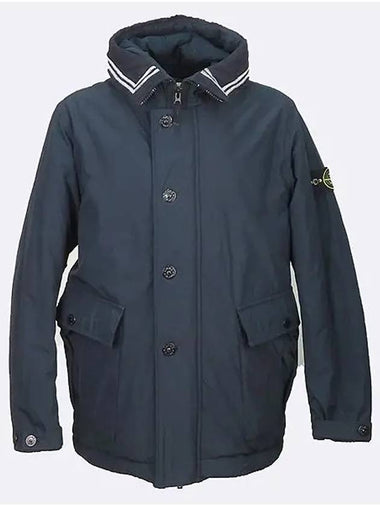 Stone Island 711540626 Navy color polyester blend microlabs men s padding L - STONE ISLAND - BALAAN 1