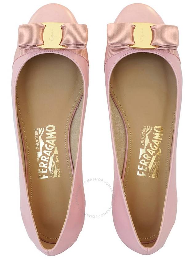 Salvatore Ferragamo Ladies Pink Varina Ballet Flats, Size 6.5 - SALVATORE FERRAGAMO - BALAAN 3