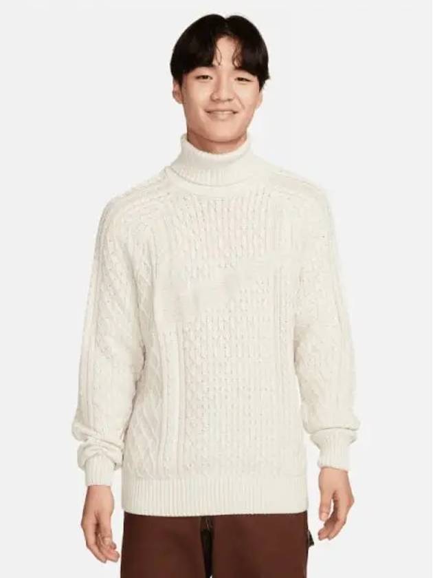 M NL CABLE KNIT TURTLENECK - NIKE - BALAAN 1