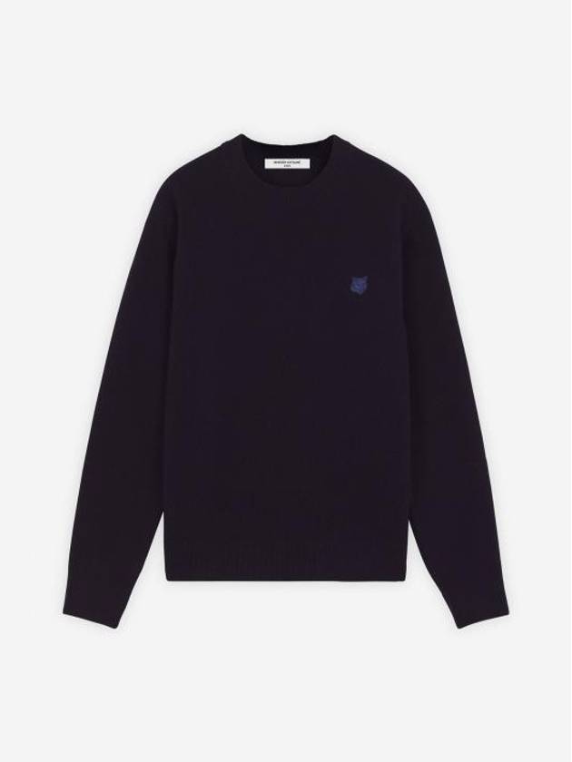 Bold Fox Head Patch Sweater Ink Blue - MAISON KITSUNE - BALAAN 2