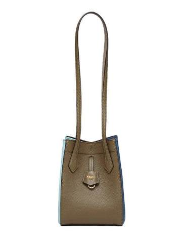 Origami Mini Leather Shoulder Bag - FENDI - BALAAN 1